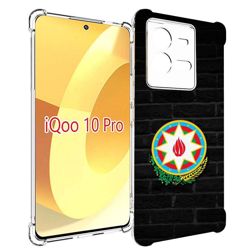 

Чехол MyPads герб азербаиджана для Vivo iQOO 10 Pro, Прозрачный, Tocco