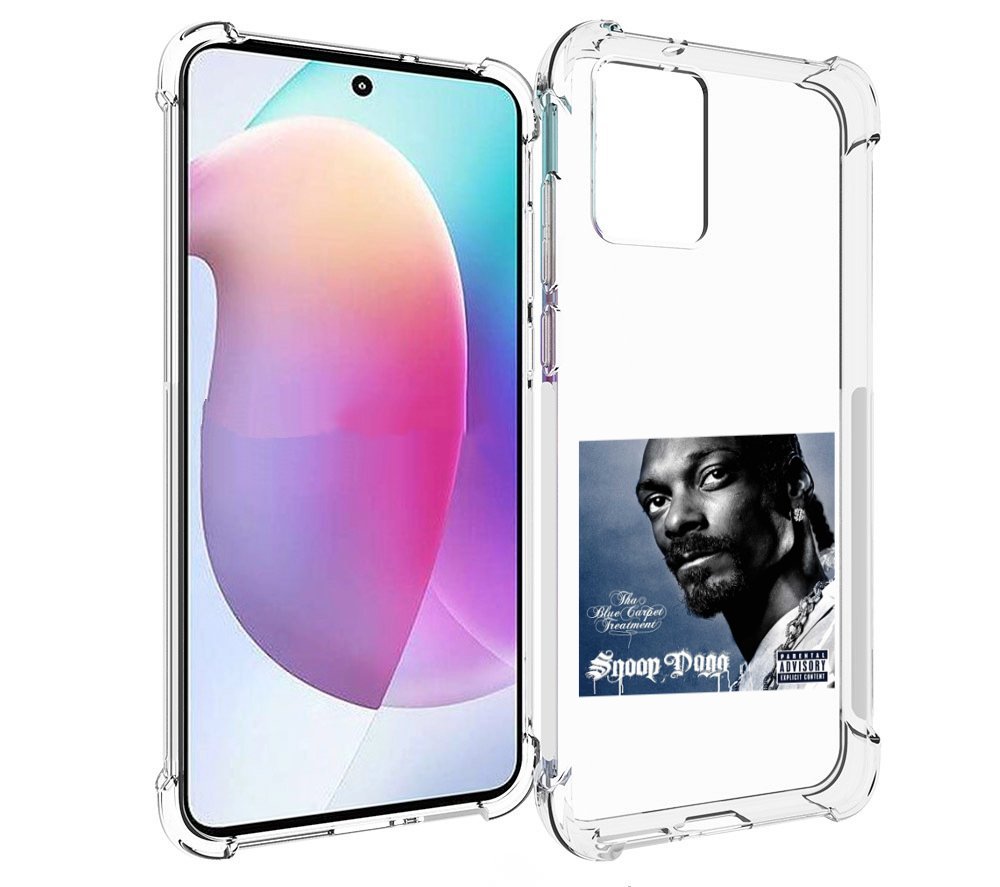 

Чехол MyPads Snoop Dogg THA BLUE CARPET TREATMENT для Motorola Edge 30 Neo, Прозрачный, Tocco