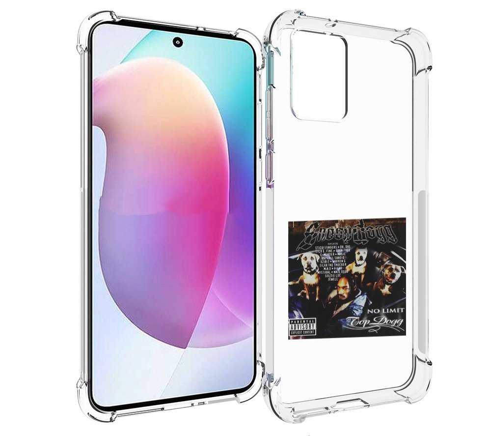 

Чехол MyPads Snoop Dogg NO LIMIT TOP DOGG для Motorola Edge 30 Neo, Прозрачный, Tocco