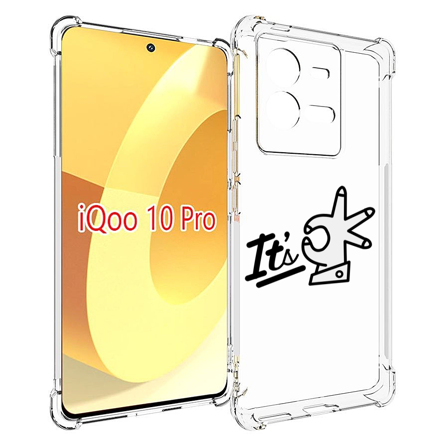 

Чехол MyPads все-ок для Vivo iQOO 10 Pro, Прозрачный, Tocco