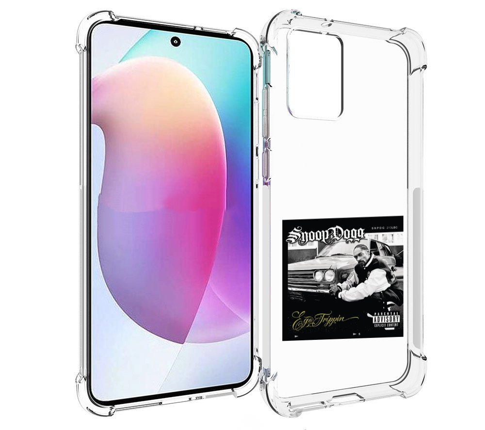 

Чехол MyPads Snoop Dogg EGO TRIPPIN’ для Motorola Edge 30 Neo, Прозрачный, Tocco