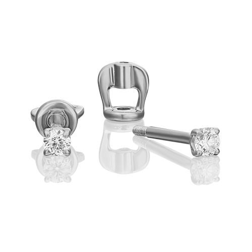 

Серьги из белого золота с бриллиантом PLATINA jewelry 02-0252-00-101-1120-30, 02-0252-00-101-1120-30