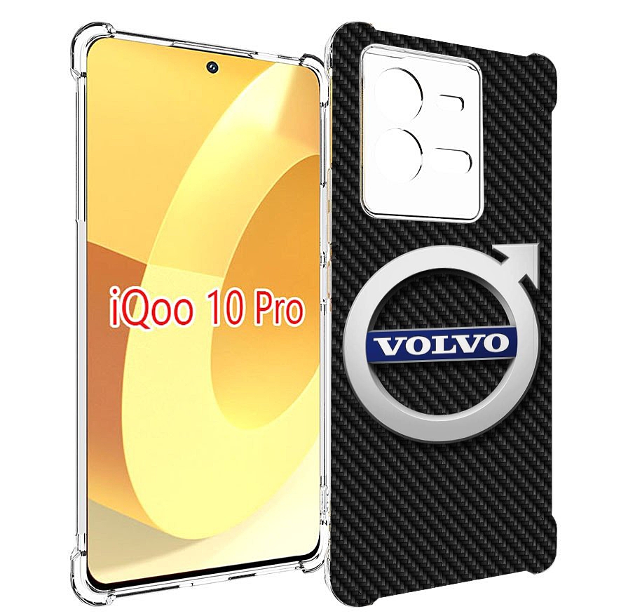 

Чехол MyPads volvo 3 для Vivo iQOO 10 Pro, Прозрачный, Tocco