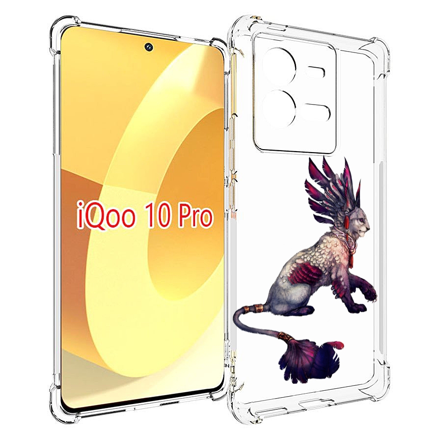 

Чехол MyPads волшебная-пума для Vivo iQOO 10 Pro, Прозрачный, Tocco