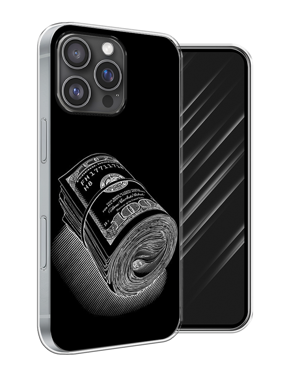 

Чехол Awog на Apple iPhone 16 Pro Max "Кубышка денег", Черный;серебристый, 16350-1