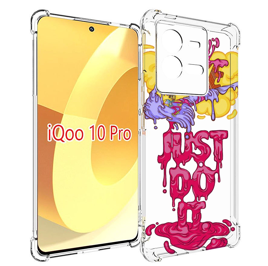 

Чехол MyPads вкусный найк для Vivo iQOO 10 Pro, Прозрачный, Tocco