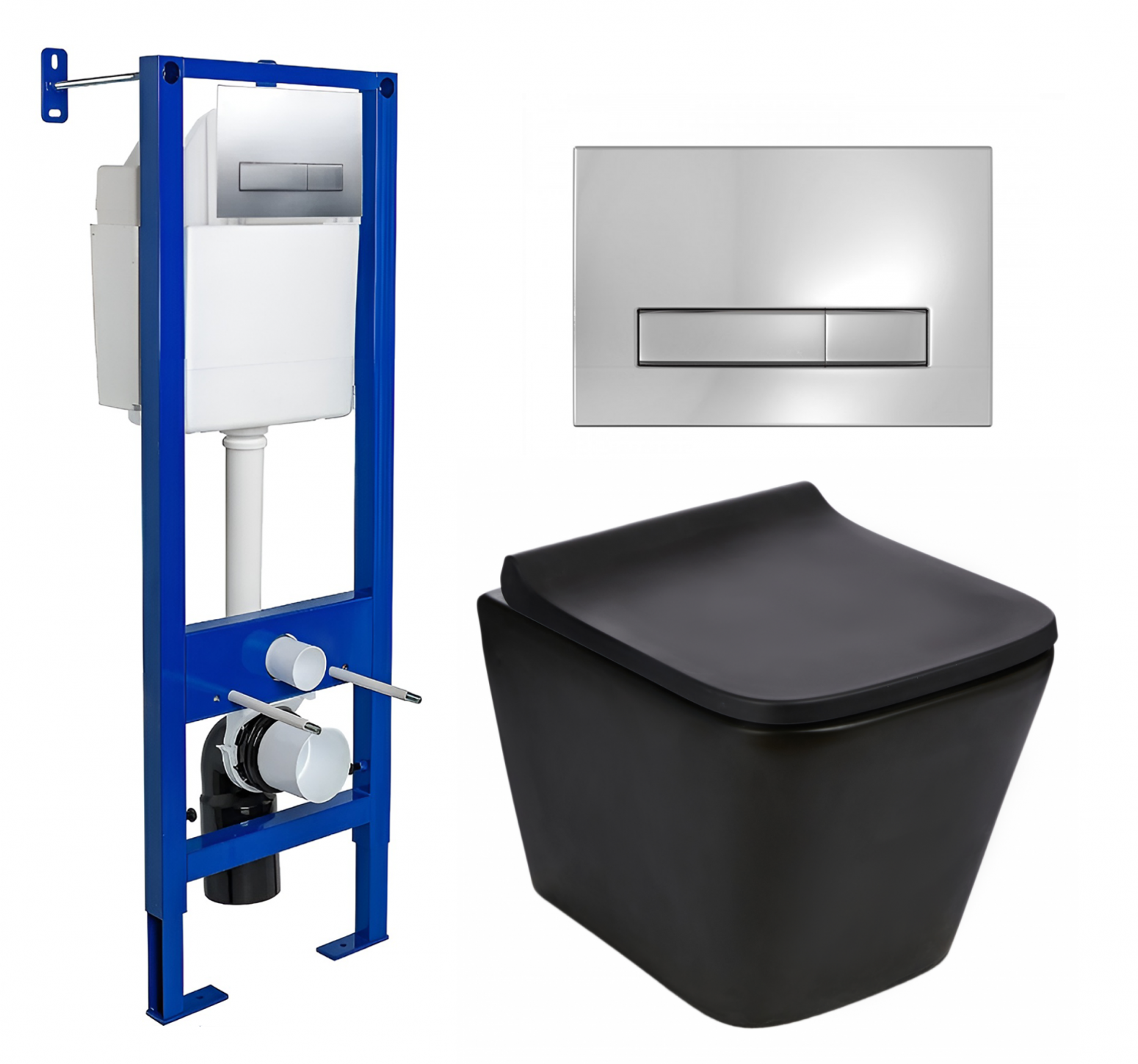 

Комплект: инсталляция Berges Wasserhaus Atom Line + унитаз Gelbach MT-BL + кнопка, 565870