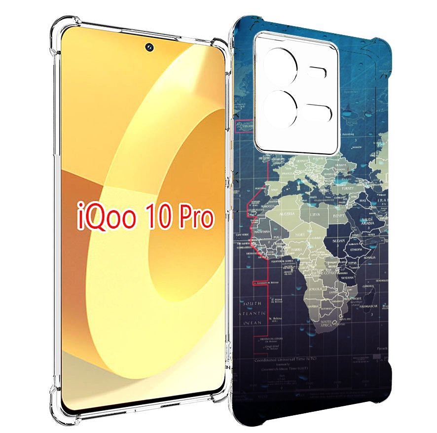 

Чехол MyPads бункер-анклава для Vivo iQOO 10 Pro, Прозрачный, Tocco