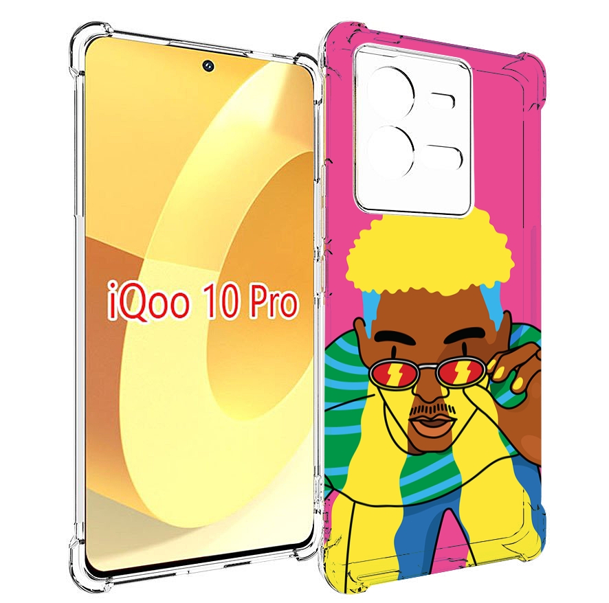 

Чехол MyPads бразилец для Vivo iQOO 10 Pro, Прозрачный, Tocco