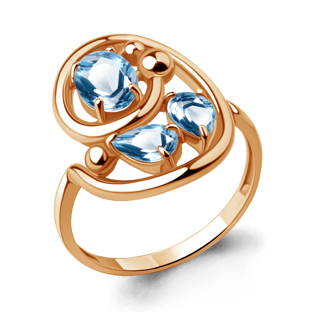 

Кольцо из серебра с топазом Aquamarine Aquamarine 6970305_925_з р. 19, 6970305_925_з