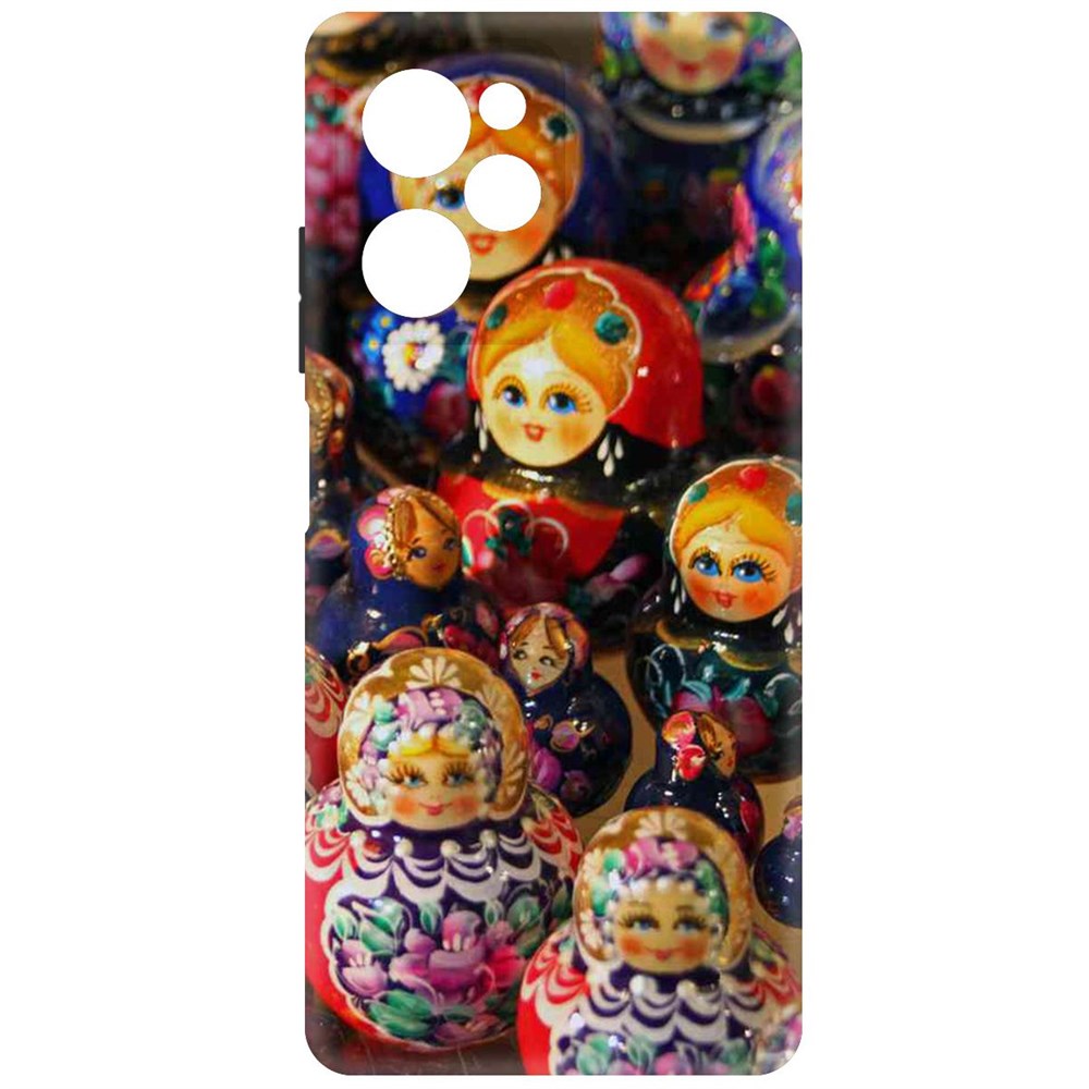 

Чехол-накладка Софт Матрешка для Poco X5 Pro, Черный