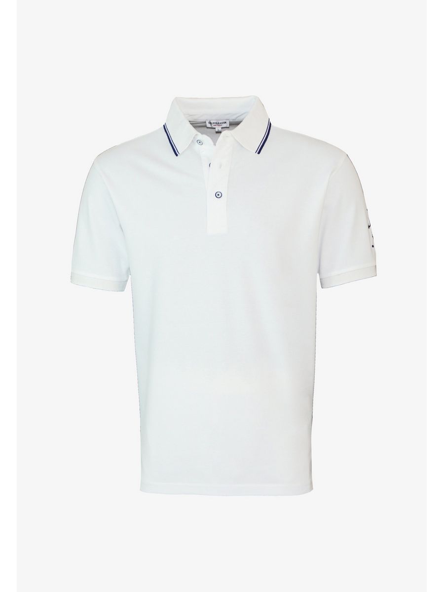 

Футболка мужская U.S. POLO Assn. US222P04A белая L, Белый, US222P04A