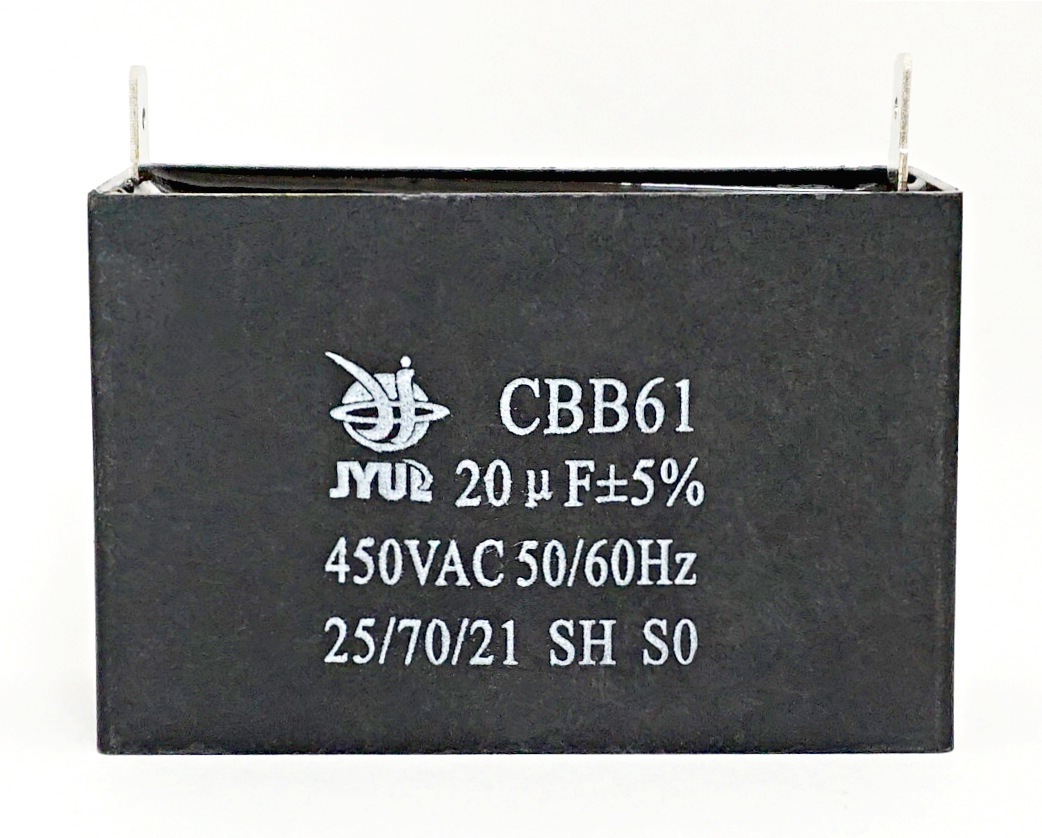 

20 мкф 450В 5% 69*30*45 с клеммами CBB-61 Конденсатор пусковой, 20мкФ/450В клем
