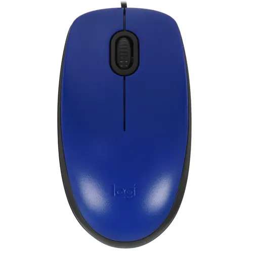 Проводная мышь Logitech M110 Silent синий (910-005500)