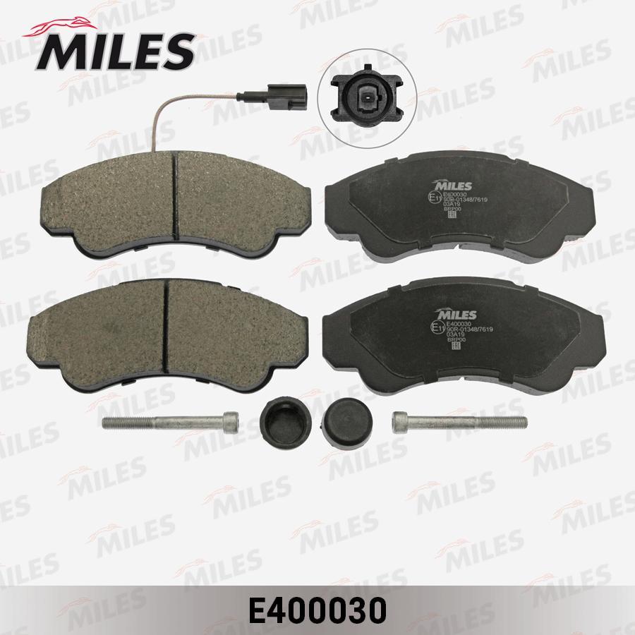 

Колодки Тормозные Fiat Ducato 02>/Citroen Jumper/Peugeot Boxer 94>(1800кг) Перед Miles арт