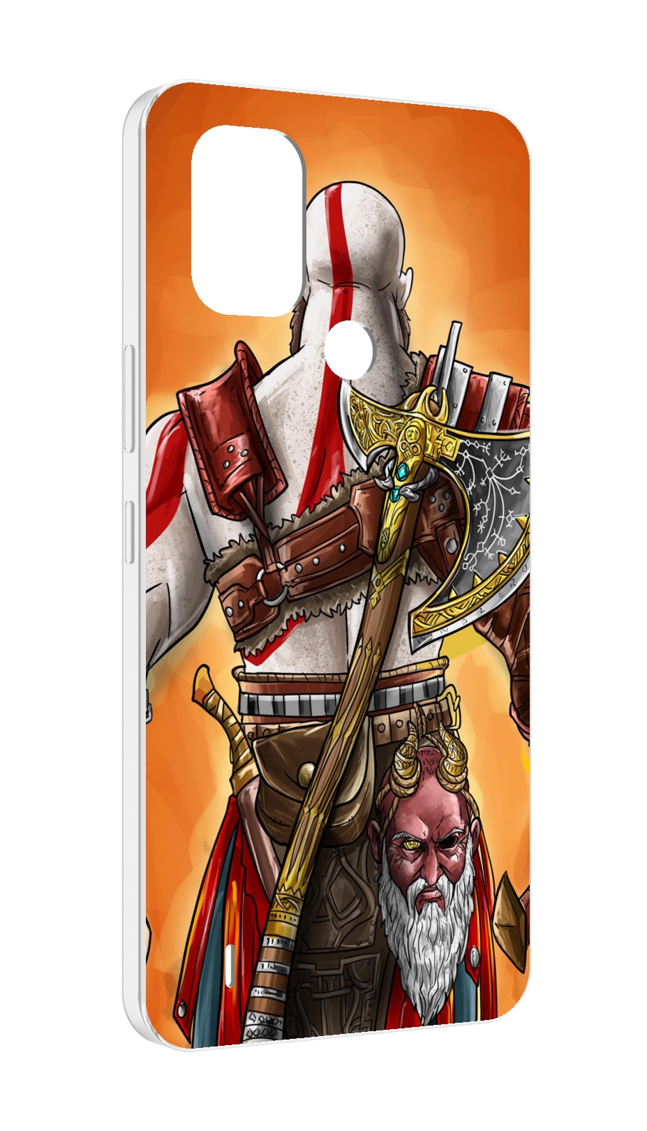

Чехол MyPads God of War для Nokia C31, Прозрачный, Tocco