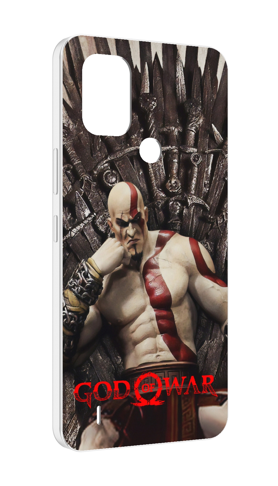 

Чехол MyPads God of War Кратос для Nokia C31, Прозрачный, Tocco