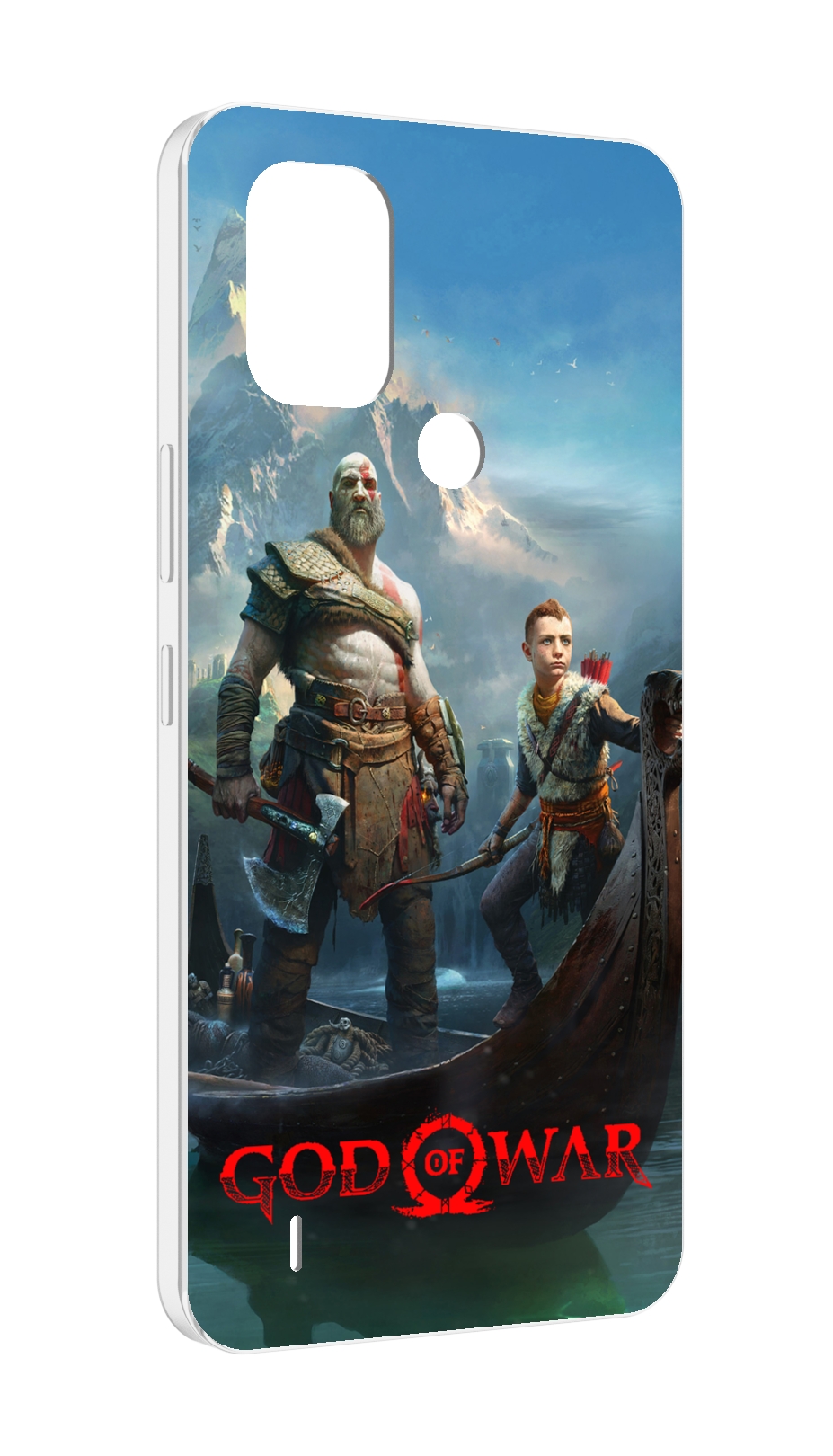 

Чехол MyPads God Of War Кратос Атрей для Nokia C31, Прозрачный, Tocco