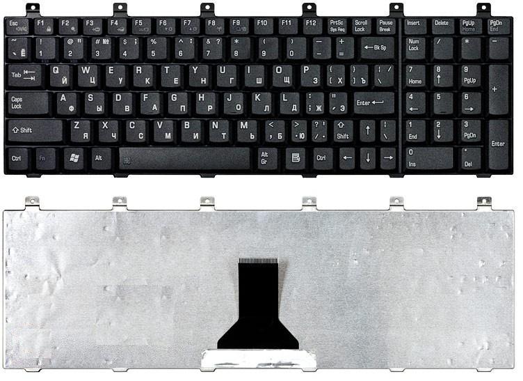

Клавиатура для ноутбука Toshiba Satellite M60 M65 P100 P105 черная