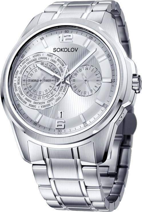 

Наручные часы мужские Sokolov 340.71.00.000.01.01.3, 340.71.00.000.01.01.3