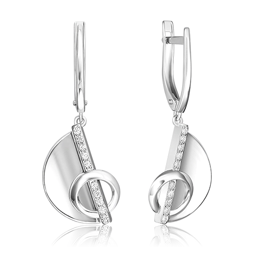 

Серьги из серебра с фианитом PLATINA jewelry 02-5062-00-401-0200, 02-5062-00-401-0200