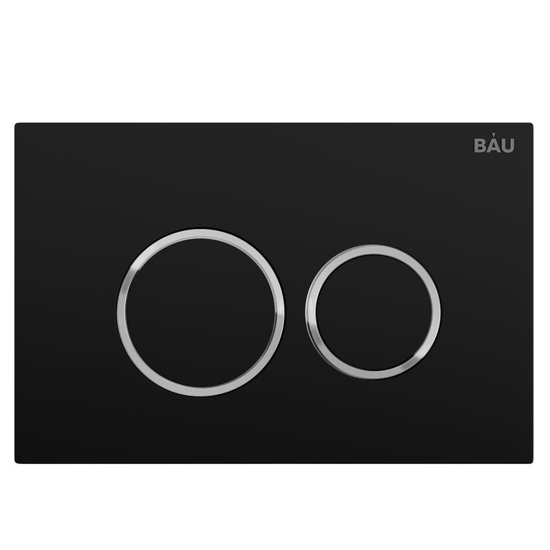 Кнопка смыва BAU Dream Q00005 для инсталляции, черный матовый