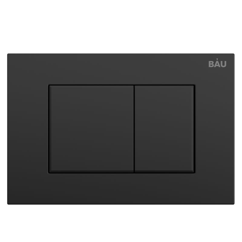 Кнопка смыва BAU Stil Q00003 для инсталляциии, черный матовый