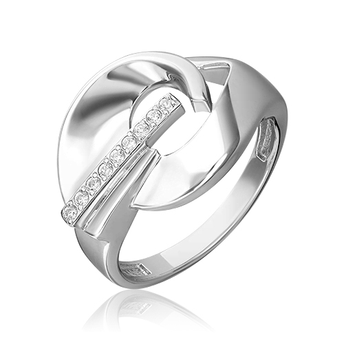 

Кольцо из серебра р. 18 PLATINA jewelry 01-5652-00-401-0200, фианит, 01-5652-00-401-0200