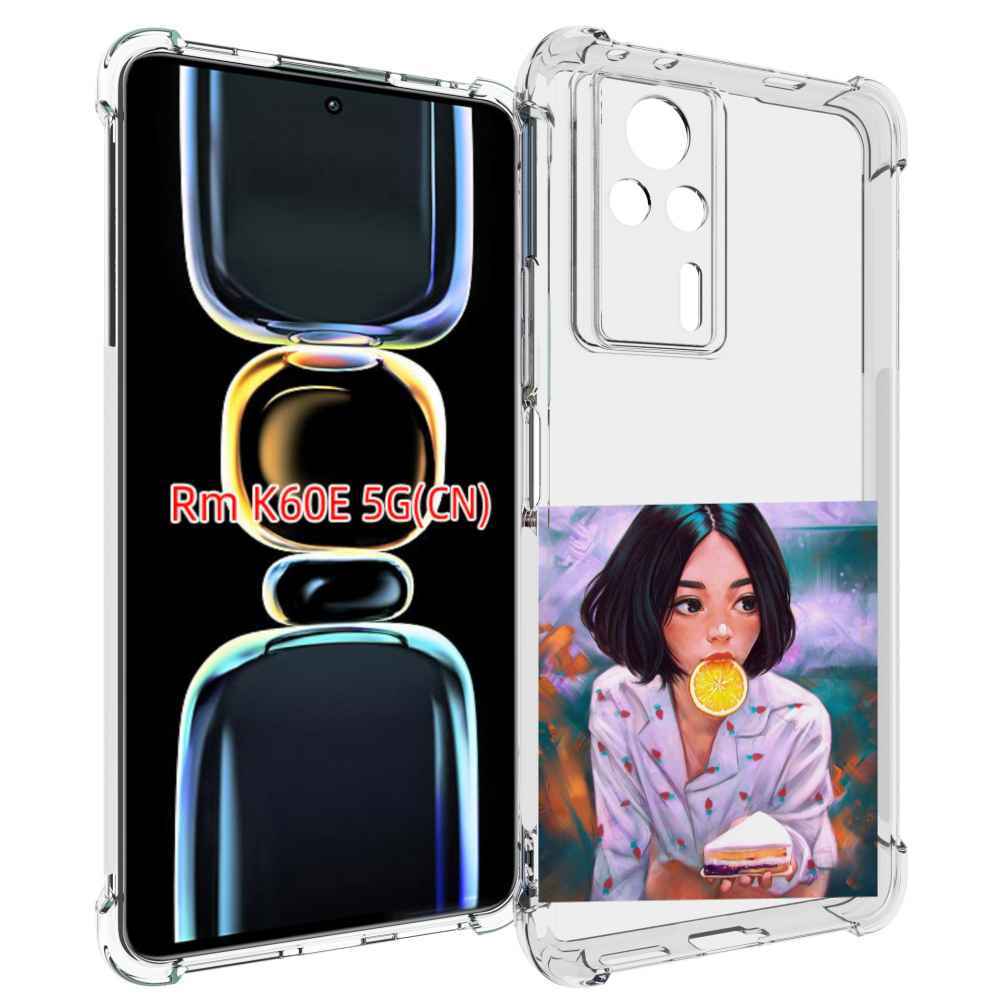 

Чехол MyPads девушка-с-чизкейком женский для Xiaomi Redmi K60E, Tocco