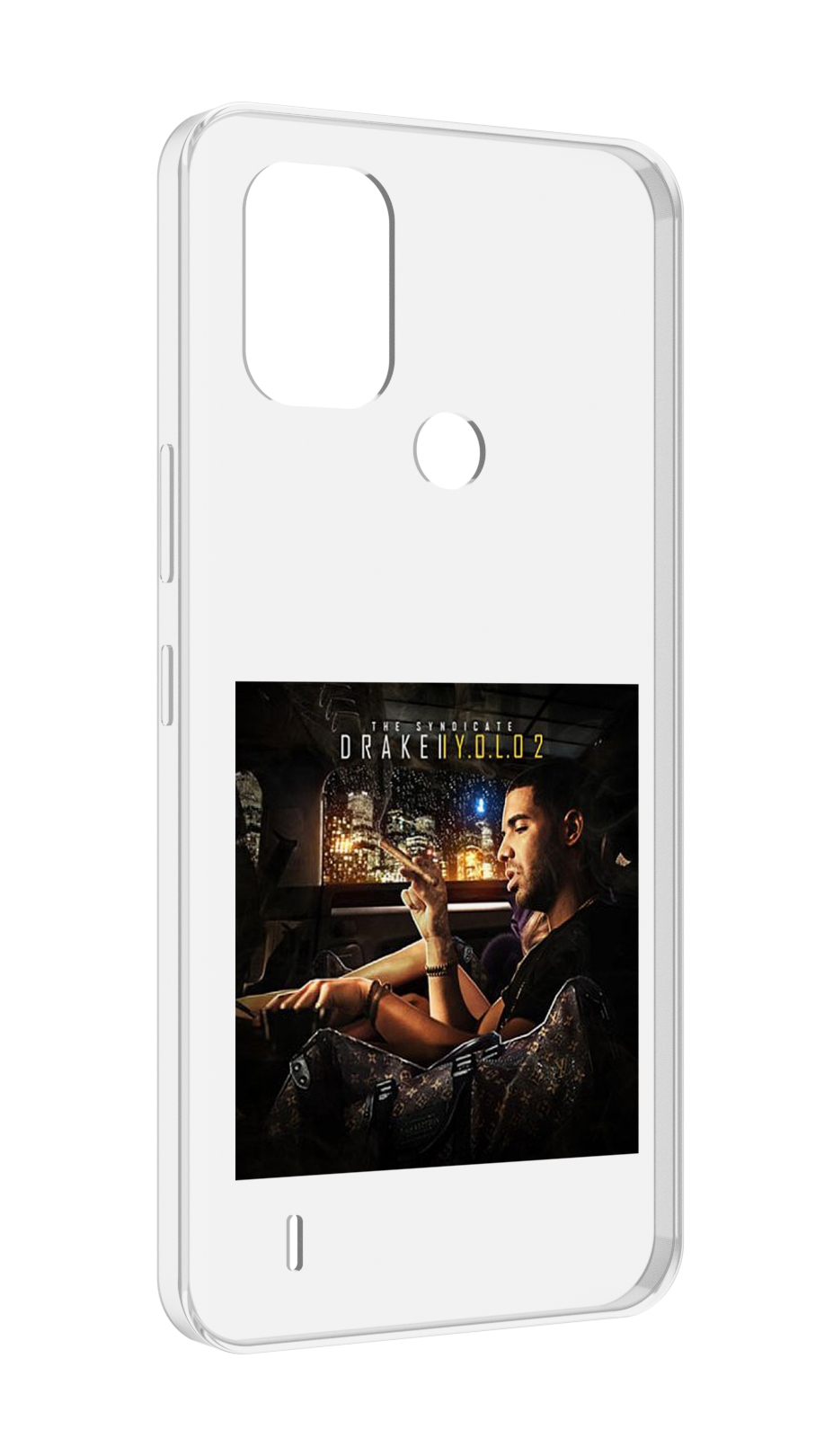

Чехол MyPads Drake - You Only Live Once 2 для Nokia C31, Прозрачный, Tocco