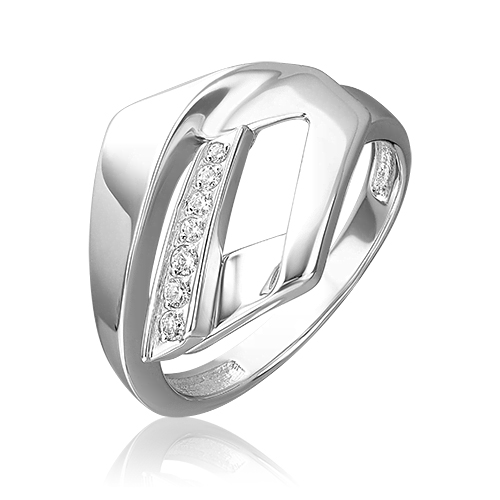 Кольцо из серебра р 17 PLATINA jewelry 01-5651-00-401-0200 фианит 5400₽