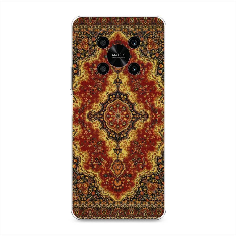 

Чехол на Honor X9 4G "Ковер", Коричневый;золотистый;красный, 6108150-3