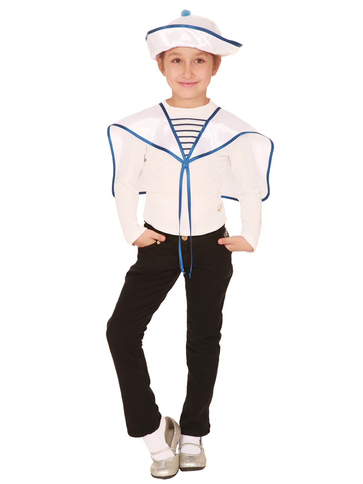 Карнавальный костюм Вестифика Море, белый, 116 карнавальный костюм бока моряк цв синий р 122