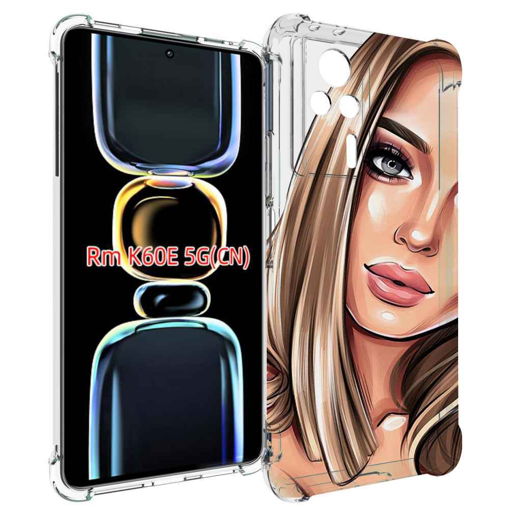 

Чехол MyPads девушка-с-каре женский для Xiaomi Redmi K60E, Tocco