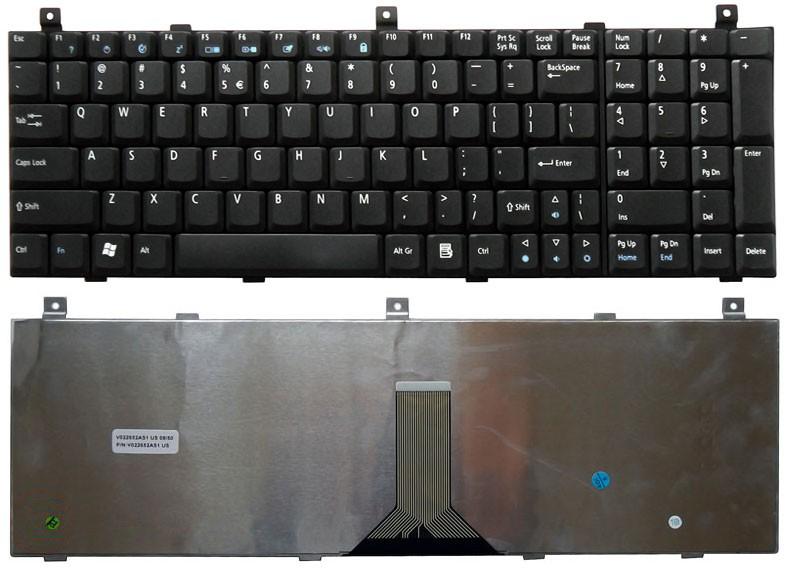 

Клавиатура для ноутбука Acer Aspire 1800 9500 черная