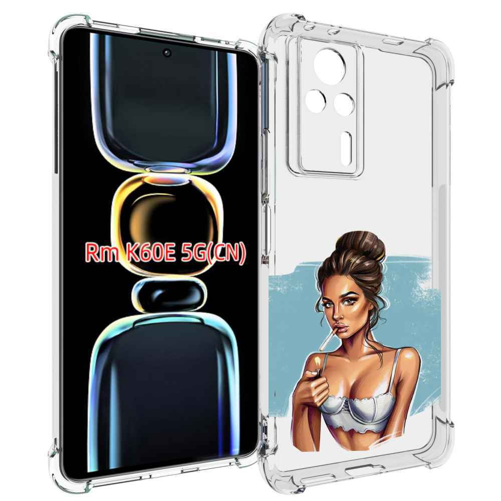 

Чехол MyPads девушка-с-зажигалкой для Xiaomi Redmi K60E, Tocco