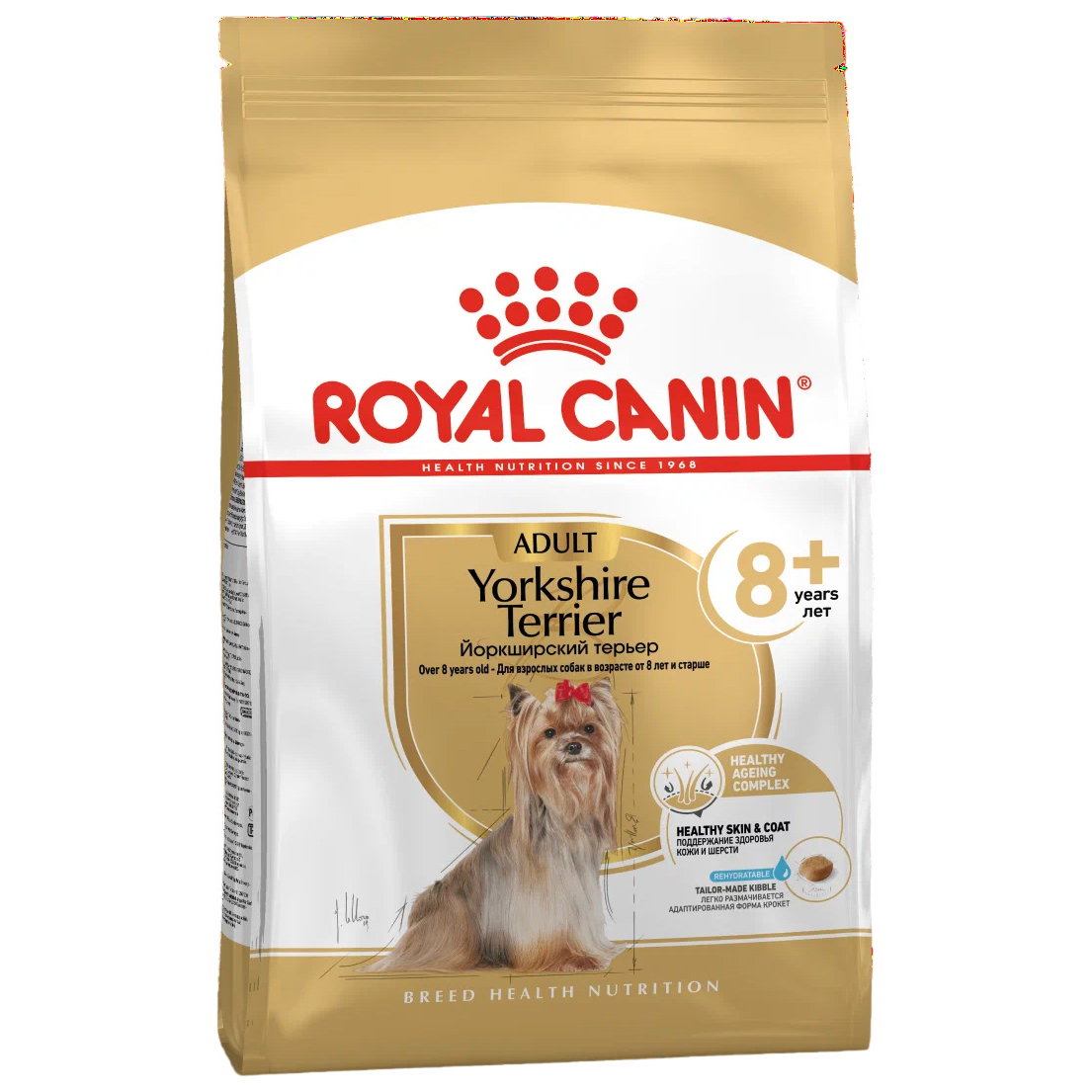 

Сухой корм для собак Royal Canin Yorkshire Terrier 8+, 500 г, Yorkshire Terrier 8+