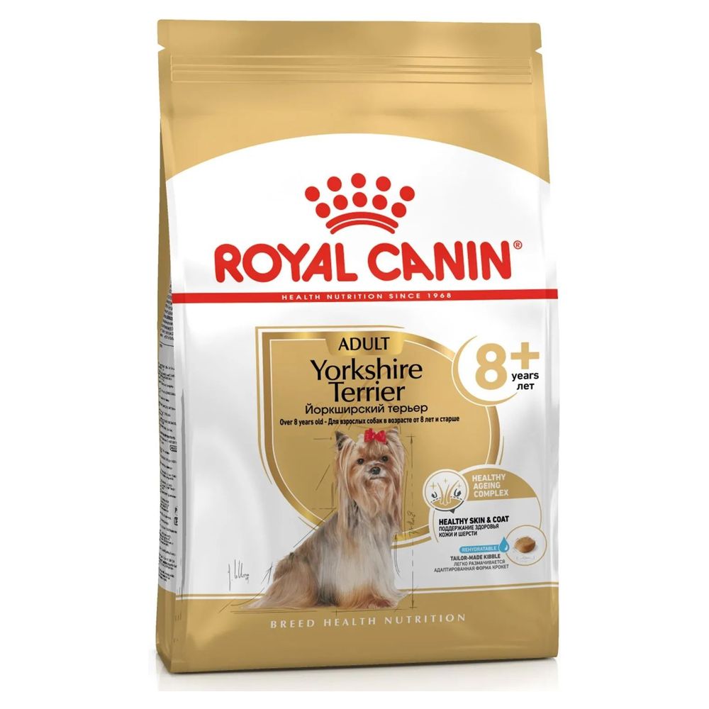 фото Сухой корм для собак royal canin, для породы йоркширский терьер, старше 8 лет, 500г