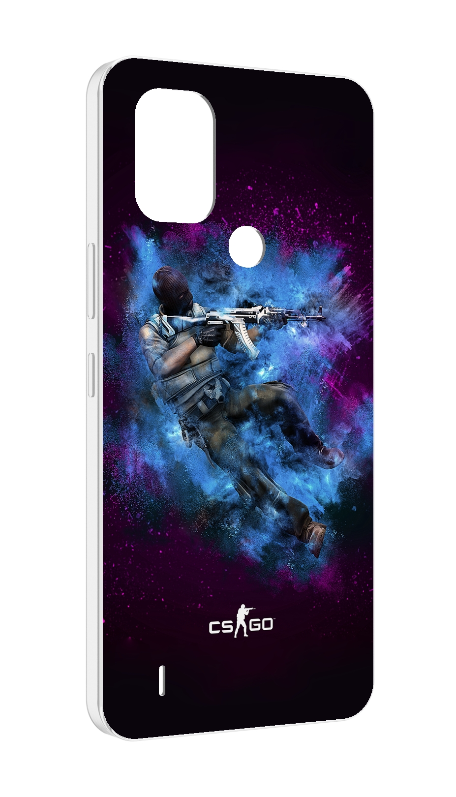 

Чехол MyPads CS-go-террорист для Nokia C31, Прозрачный, Tocco