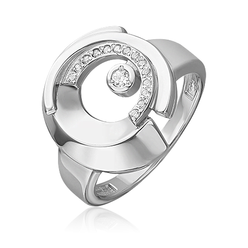 

Кольцо из серебра р. 19 PLATINA jewelry 01-5649-00-401-0200, фианит, 01-5649-00-401-0200