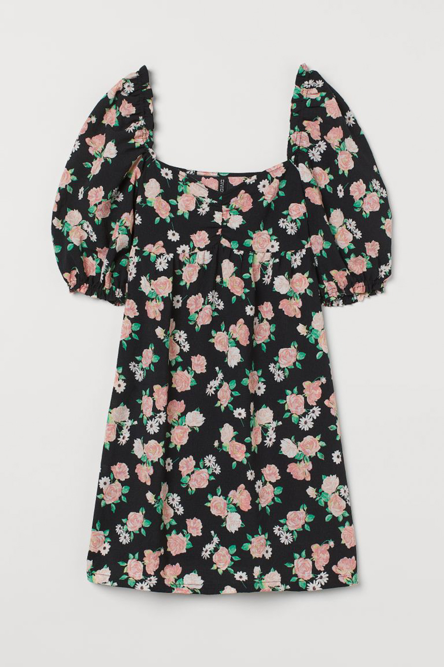 

Платье женское H&M 942663002 черное 36 EU, Черный, 942663