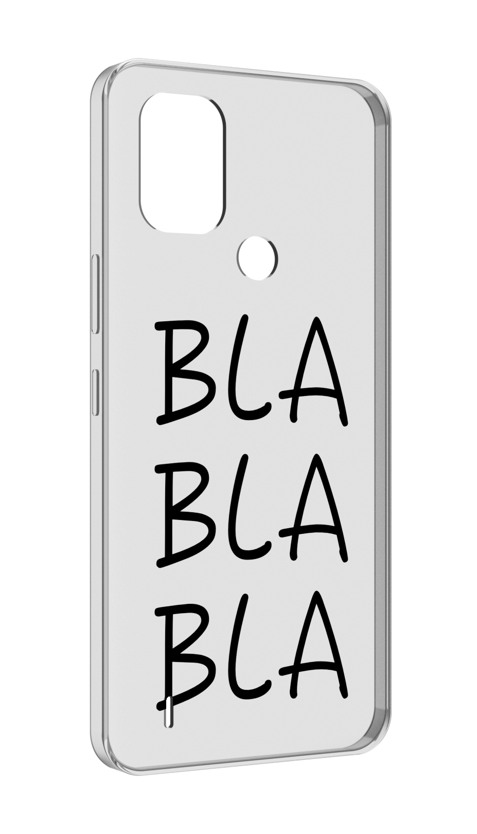 

Чехол MyPads Bla-Bla для Nokia C31, Прозрачный, Tocco