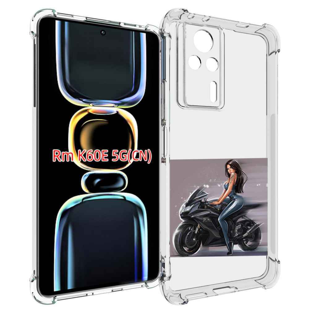 

Чехол MyPads девушка-на-мотоцикле для Xiaomi Redmi K60E, Tocco