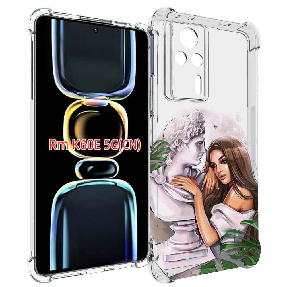 

Чехол MyPads девушка-модель-со-статуей женский для Xiaomi Redmi K60E, Tocco