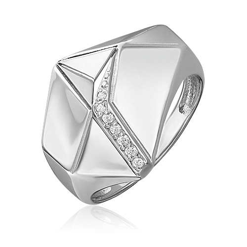 

Кольцо из серебра р.  PLATINA jewelry 01-5648-00-401-0200, фианит, 01-5648-00-401-0200