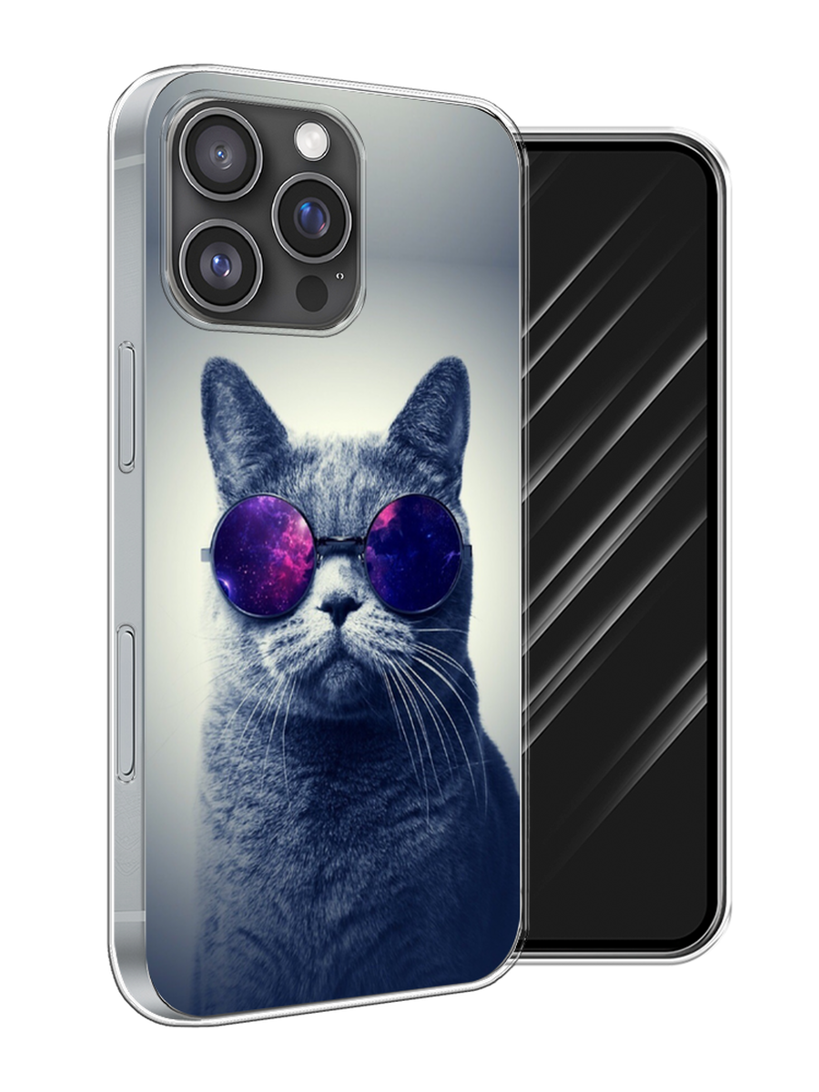 

Чехол Awog на Apple iPhone 16 Pro Max "Космический кот", Бордовый, 16350-1