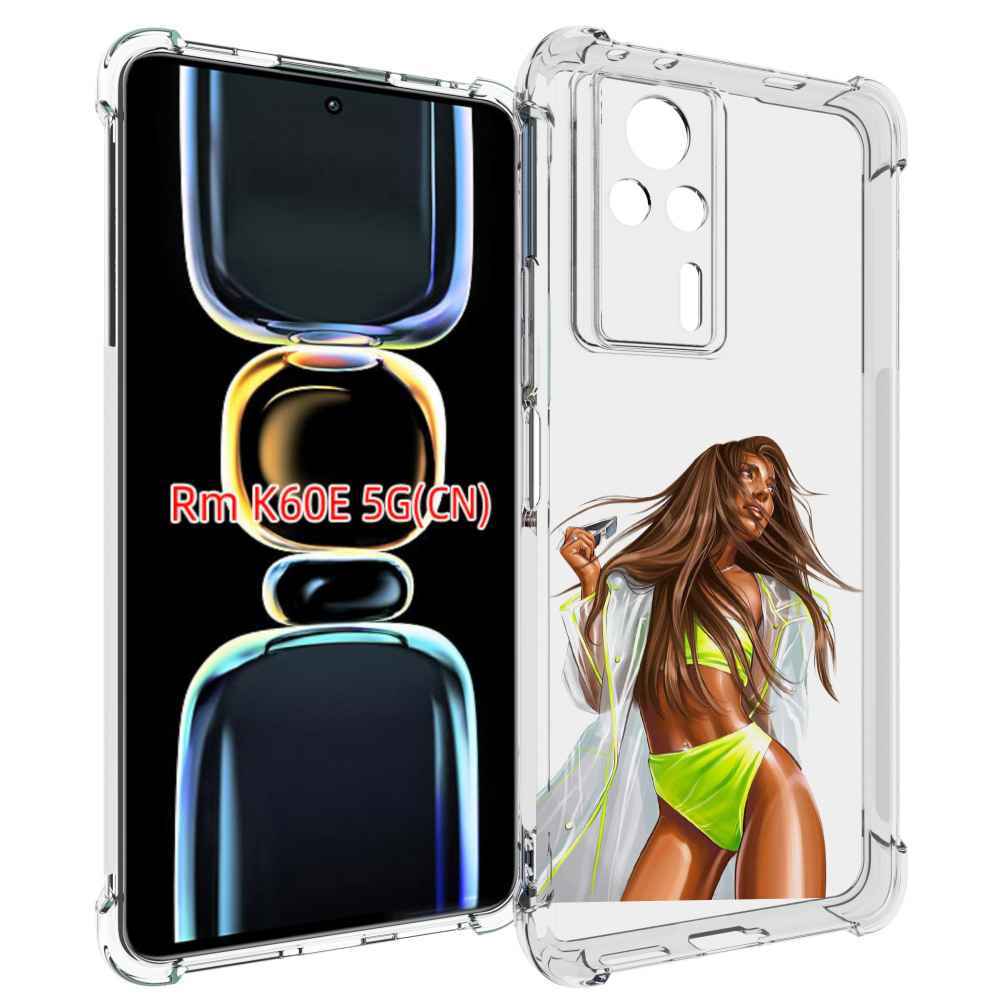 

Чехол MyPads девушка-модель-мулатка для Xiaomi Redmi K60E, Tocco