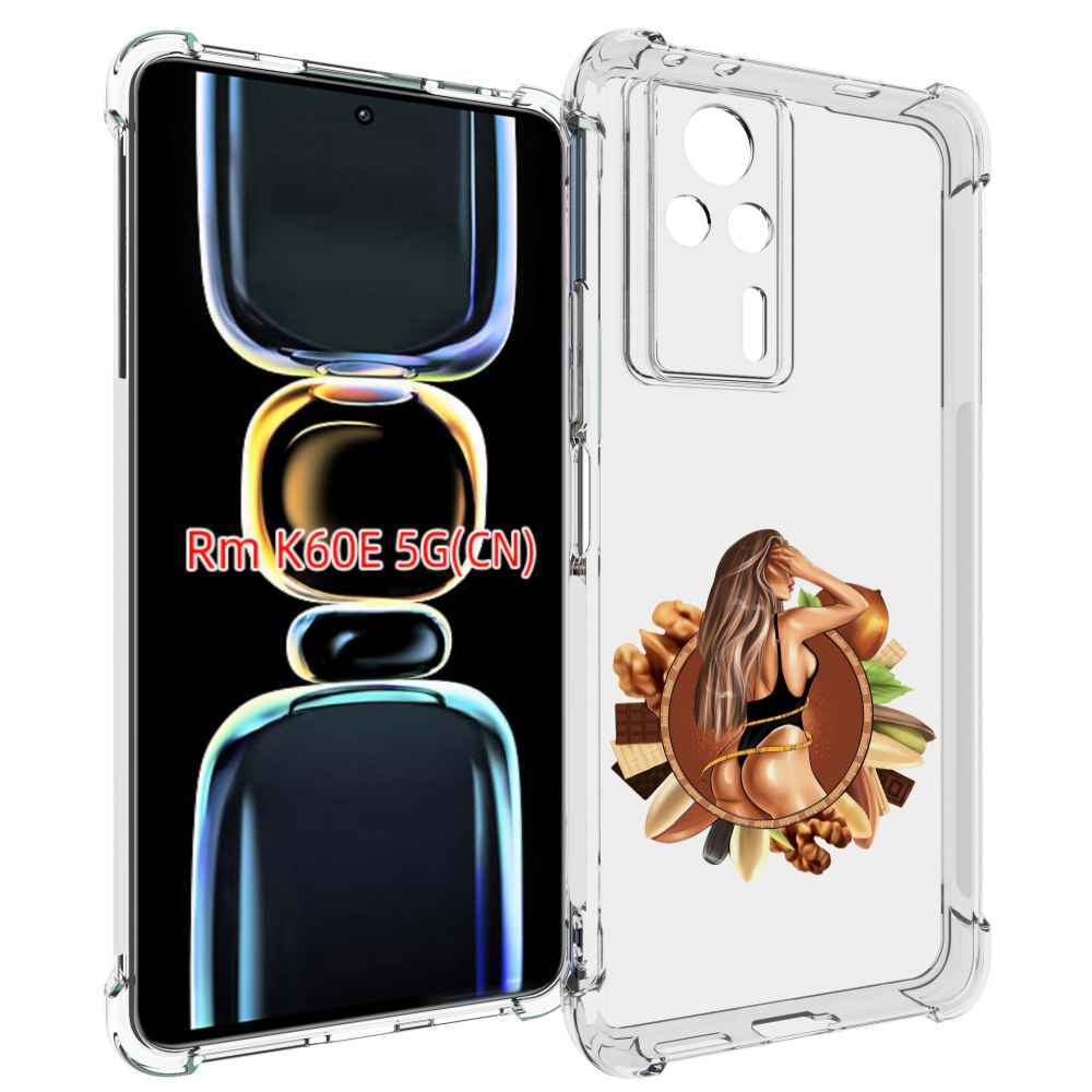 

Чехол MyPads девушка-в-черном-купальнике женский для Xiaomi Redmi K60E, Tocco