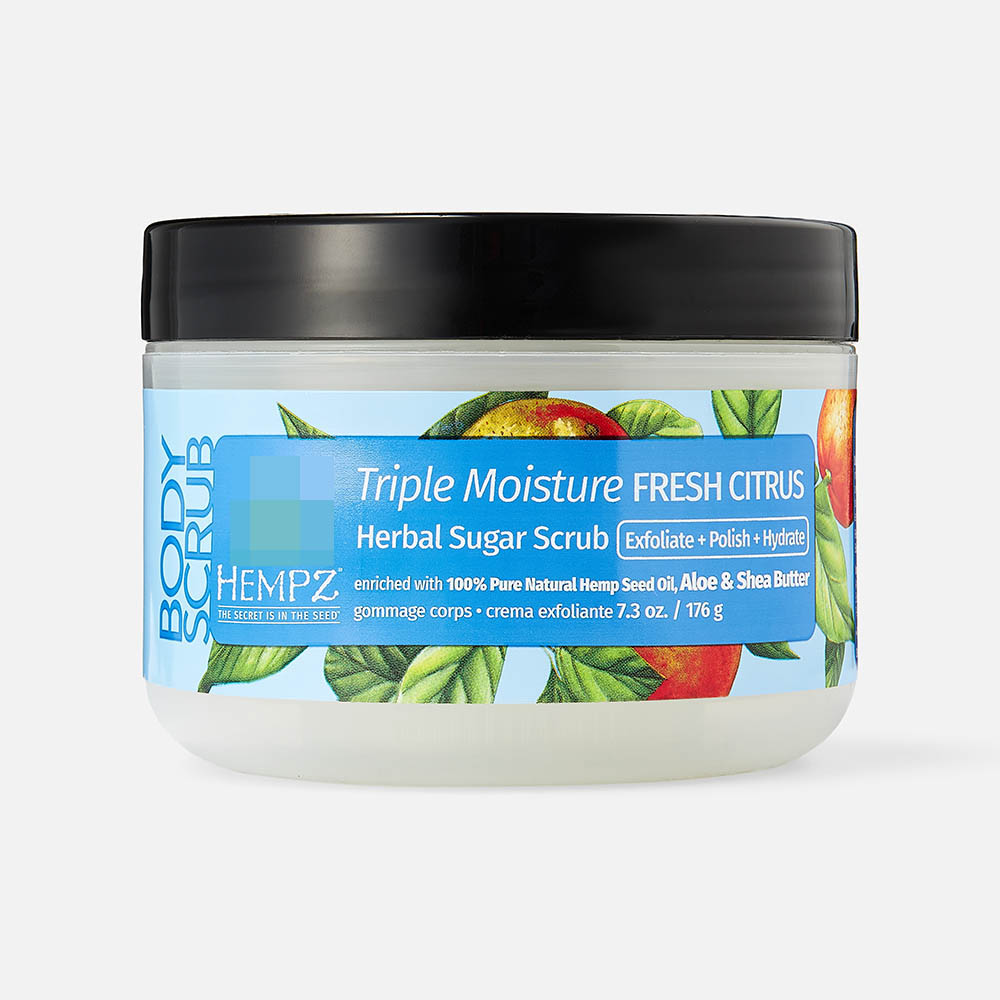 Скраб для тела Hempz Triple Moisture Fresh Citrus сахарный 176 г 1990₽