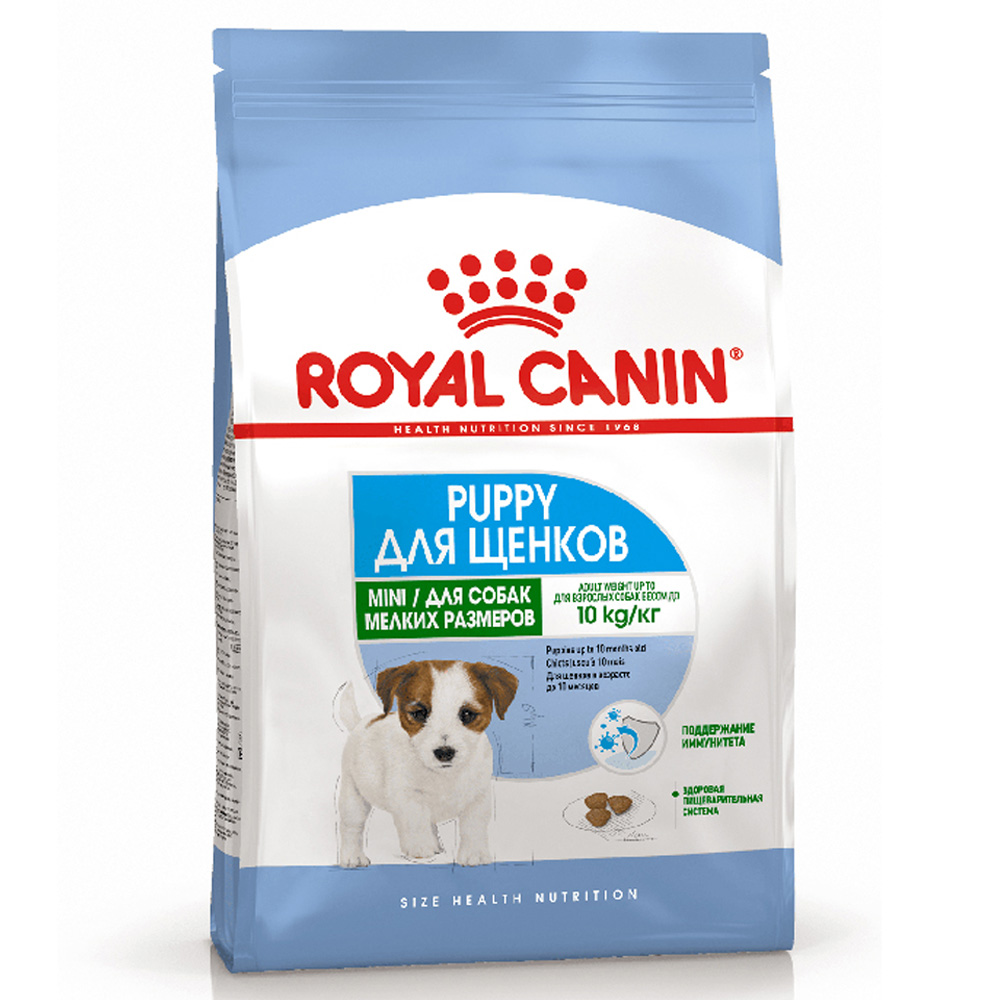 фото Сухой корм для щенков мелких пород royal canin mini puppy, птица, 800 г.